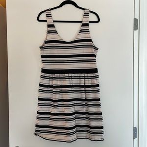 J.Crew Striped Cotton Sun Dress